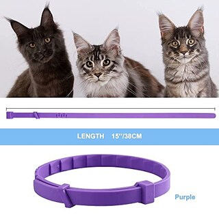 Foto 5 | Foto 5 | Collar Calmante Pets4luv Para Gatos Que Alivia La Ansiedad, Paquete De 2 - Venta Internacional.