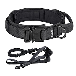 Foto 1 | Foto 1 | Collar Y Cuerda Para Perros Negro Talla Lab.g, Grande