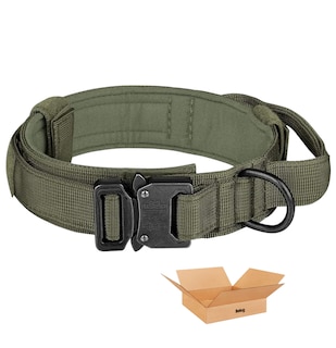 Foto 1 | Foto 1 | Collar Y Cuerda Belug Para Perros Verde Militar Talla Mediana
