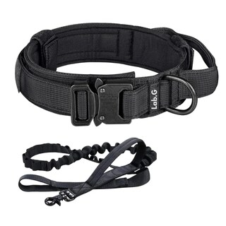 Foto 1 | Foto 1 | Collar Y Cuerda Para Perros Lab.g, Negro Talla Mediana