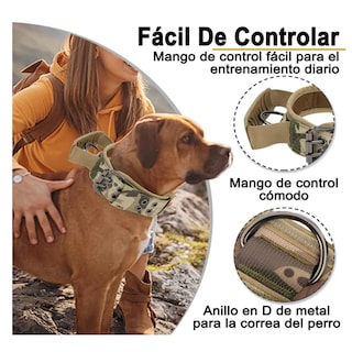 Foto 3 | Foto 3 | Collar Y Cuerda Para Perros Lab.g, Xl/ Camuflaje