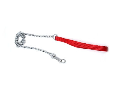 Foto 1 | Foto 1 | Cadena para Perro de 2 mm Bajío Pets color Plateado con Rojo Por 3 Piezas