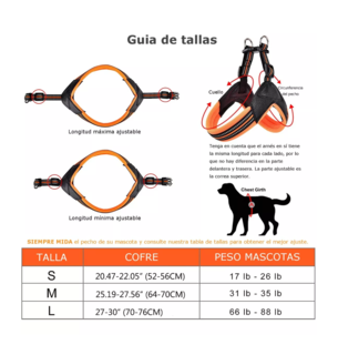 Foto 3 | Foto 3 | Pechera Belug color Naranja para Mascota