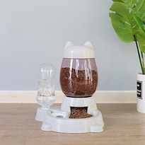 Dispensador De Alimentos Huoguo, Alimentador Automático De Agua Y Alimentos Para Mascotas - Venta Internacional.