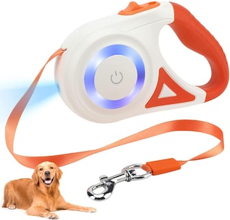 Foto 5 | Foto 5 | Correa Retráctil Para Perros Huoguo De 5 M Con Luz Led Para Perros De 50 Kg - Venta Internacional.