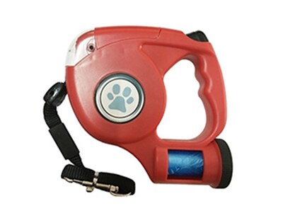 Foto 1 | Foto 1 | Correa Retráctil Para Perros Con Linterna Led Y Soporte Para Bolsas Para Excrementos - Venta Internacional.