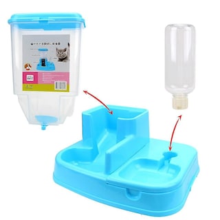 Foto 2 | Foto 2 | Set De Bebederos Con Dispensador De Capacidad Para Alimentación Automática Para Mascotas - Venta Internacional.