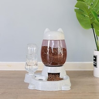 Dispensador De Alimentos Huoguo, Alimentador Automático De Agua Y Alimentos Para Mascotas - Venta Internacional.