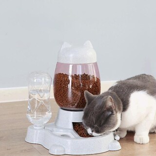 Foto 3 | Foto 3 | Dispensador De Alimentos Huoguo, Alimentador Automático De Agua Y Alimentos Para Mascotas - Venta Internacional.