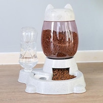 Dispensador De Comida Automático Huoguo Para Mascotas, Perros Y Gatos Con Robot De Agua - Venta Internacional.