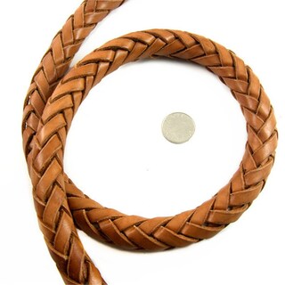 Foto 2 | Foto 2 | Correa De Piel Auténtica Para Perro Hecha A Mano, Gruesa, Extra Ancha, 110 Cm - Venta Internacional.