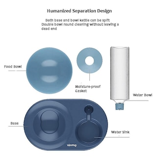 Foto 3 | Foto 3 | Dispensador De Alimentos Huoguo, Alimentador De Agua Automático Para Mascotas - Venta Internacional.