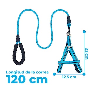 Foto 2 | Foto 2 | Kit de Arnés y Correa para Mascota Talla Mediana