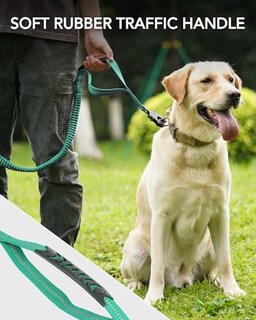 Foto 4 | Foto 4 | Correa Táctica Para Perros Joytale, Resistente, Absorbe Los Golpes, Color Verde Azulado - Venta Internacional.