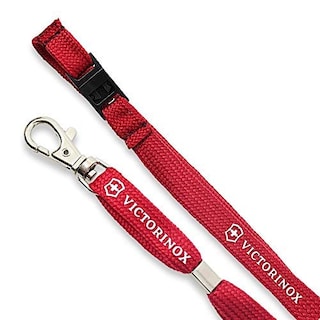 Foto 3 | Foto 4 | Correa Para El Cuello Victorinox Con Mosquetón 50 Cm Roja - Venta Internacional.