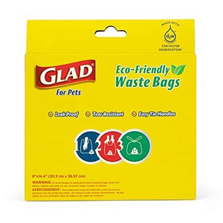 Foto 7 | Foto 7 | Bolsas De Basura Para Perros Glad, Respetuosas Con El Medio Ambiente, 8 Rollos, 120 Bolsas En Total - Venta Internacional.