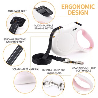 Foto 3 | Foto 3 | Correa Retráctil Para Perros Fida De 16 Pies Para Perros Medianos De Hasta 20 Kg - Venta Internacional.