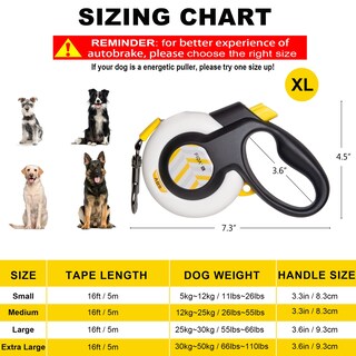 Foto 5 | Foto 5 | Correa Retráctil Para Perros Fida Autobrake Heavy Duty De 16 Pies Xl - Venta Internacional.