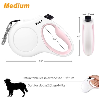 Foto 6 | Foto 6 | Correa Retráctil Para Perros Fida De 16 Pies Para Perros O Gatos Medianos De 20 Kg - Venta Internacional.