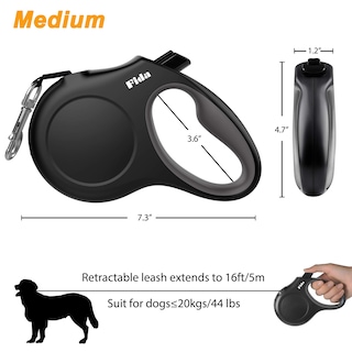 Foto 6 | Foto 6 | Correa Retráctil Para Perros Fida De 16 Pies Para Perros O Gatos Medianos De 20 Kg - Venta Internacional.