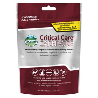 Foto 1 | Foto 1 | Suplemento Oxbow Critical Care Carnivore 70 G Para Carnívoros - Venta Internacional.