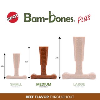 Foto 2 | Foto 2 | Juguete Masticable Para Perros Spot Bam-bones Plus T Bone Para Masticadores Agresivos - Venta Internacional.