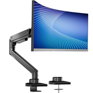 Foto 1 | Foto 1 | Brazo para Monitor Wali Gsm001xl-p con Resorte de Gas 49 \" 20 kg Negro - Venta Internacional