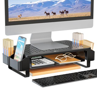Foto 1 | Foto 1 | Soporte para Monitor Wali STT007 con Almacenamiento y Ventilación - Venta Internacional