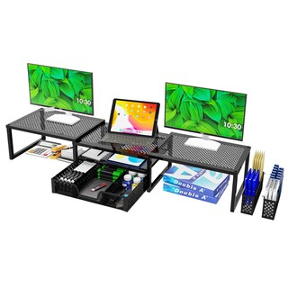 Foto 1 | Foto 1 | Soporte Elevador Para Monitor, Tendencia Simple, Ángulo Ajustable, Negro - Venta Internacional.