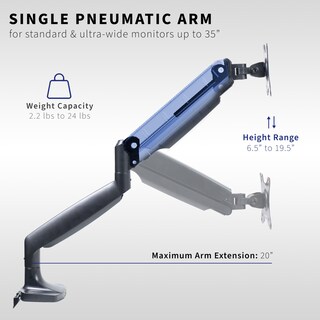 Foto 3 | Foto 3 | Brazo De Monitor Vivo Premium De Aluminio Para Monitor Ultraancho De 35 Pulgadas Y 11 Kg - Venta Internacional.
