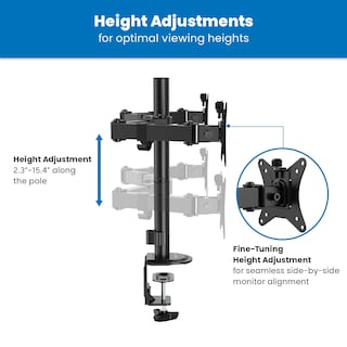 Foto 7 | Foto 7 | Soporte para Doble Monitor Mount-it! para 2 Pantallas De Hasta 32 Pulgadas - Venta Internacional