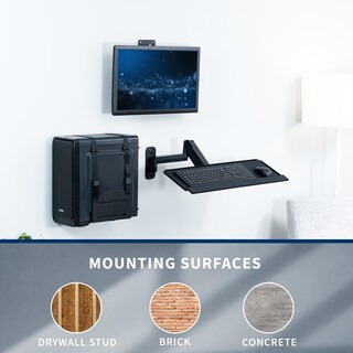 Foto 5 | Foto 5 | Estación de Trabajo de Montaje en Pared Vivo Mount-vwkb1p Negra - Venta Internacional