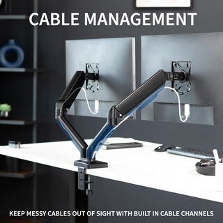 Foto 7 | Foto 7 | Soporte de Escritorio para Dos Monitores Vivo Stand-V002O 17 a 32 Pulgadas 9 kg - Venta Internacional