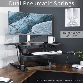 Foto 4 | Foto 4 | Convertidor de Escritorio Vivo Serie V Desk-V000VC de 43 Pulgadas Negro - Venta Internacional