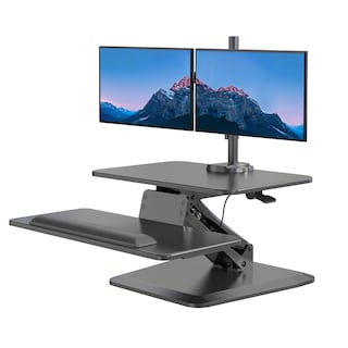 Foto 1 | Foto 1 | Convertidor De Escritorio De Pie Mount-it! Con Soporte Para Doble Monitor - Venta Internacional.