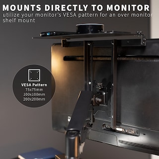 Foto 4 | Foto 4 | Soporte De Estante Para Monitor Vivo Mount-sf01m De Más O Menos De 13 Pulgadas, Negro - Venta Internacional.