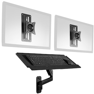 Foto 1 | Foto 1 | Estación De Trabajo Para Sentarse Y Estar De Pie En Pared Vivo Mount-vwkb2 Negra - Venta Internacional.