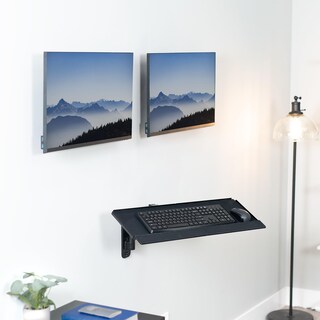 Foto 7 | Foto 7 | Estación De Trabajo Para Sentarse Y Estar De Pie En Pared Vivo Mount-vwkb2 Negra - Venta Internacional.