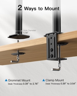Foto 7 | Foto 7 | Soporte Para Dos Monitores Huanuo Para 2 Monitores De Hasta 30 Pulgadas - Venta Internacional.