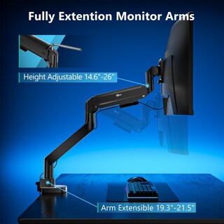 Foto 5 | Foto 5 | Brazo De Monitor Wali Gsmu001xl-p Para Pantallas Ultraanchas De 24 A 57 Pulgadas - Venta Internacional.