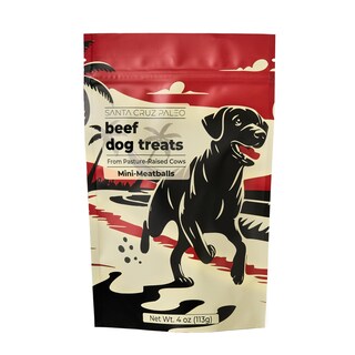 Foto 1 | Foto 1 | Dog Treats Santa Cruz Paleo, Hígado Y Corazón De Res, Bolsa De 120 Ml - Venta Internacional.