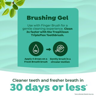 Foto 5 | Foto 5 | Kit De Cuidado Bucal Para Perros Tropiclean Fresh Breath, Cepillo De Dientes Y Pasta - Venta Internacional.
