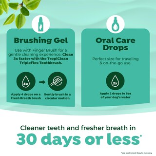 Foto 5 | Foto 5 | Kit De Cuidado Bucal Para Perros Tropiclean Fresh Breath Placa & Tartar - Venta Internacional.