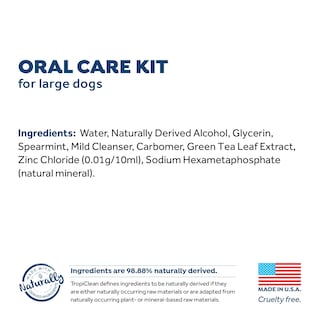 Foto 2 | Foto 2 | Kit De Cuidado Bucal Tropiclean Fresh Breath Para Perros Grandes - Venta Internacional.