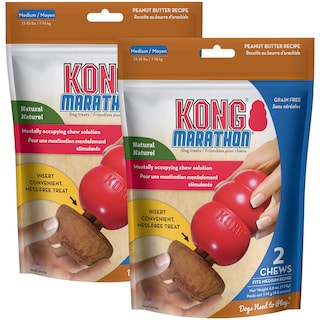 Foto 1 | Foto 1 | Dog Treat Kong Marathon Sabor Mantequilla De Cacahuete Para Perros Medianos - Venta Internacional.