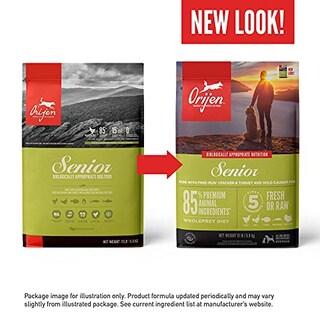 Foto 3 | Foto 3 | Alimento Para Perros Orijen Senior Recipe Rico En Proteínas, 2,04 Kg - Venta Internacional.
