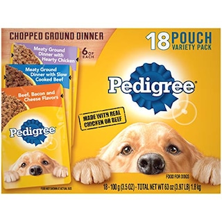 Foto 1 | Foto 1 | Paquete Variado De Comida Para Perros Pedigree Chopped Mround Dinner Para Adultos - Venta Internacional.