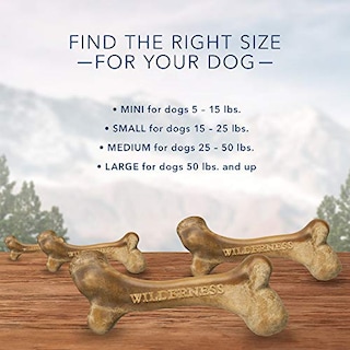 Foto 6 | Foto 6 | Dental Chews Blue Wilderness Wild Bones, 300 Ml, Para Perros - Venta Internacional.