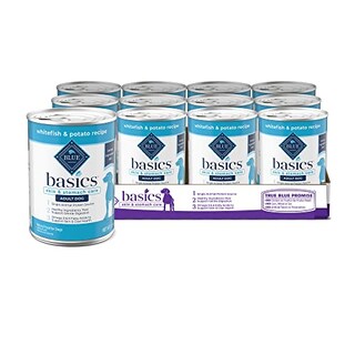 Foto 1 | Foto 1 | Alimento Húmedo Para Perros Blue Buffalo Basics Para El Cuidado De La Piel Y El Estómago, 370 Ml - Venta Internacional.