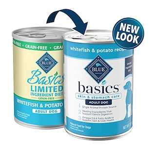 Foto 2 | Foto 2 | Alimento Húmedo Para Perros Blue Buffalo Basics Para El Cuidado De La Piel Y El Estómago, 370 Ml - Venta Internacional.